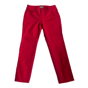 LOT Chico’s Jeans (2 Pairs!) Bright Red & Cherry Red size 0